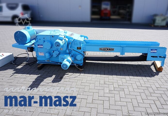 Mesin penghancur kayu penghancur kayu KLOCKNER 120x400L 2WT