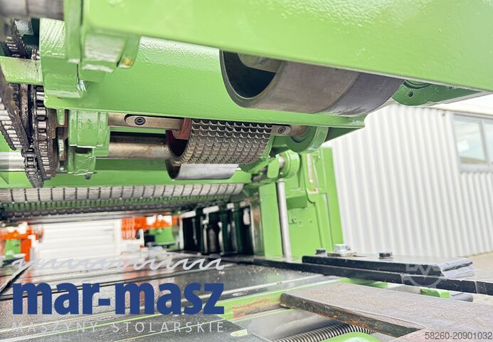 Strugarka czterostronna szeroka KUPFERMUHLE 60 na 6 głowic do mokrego drewna