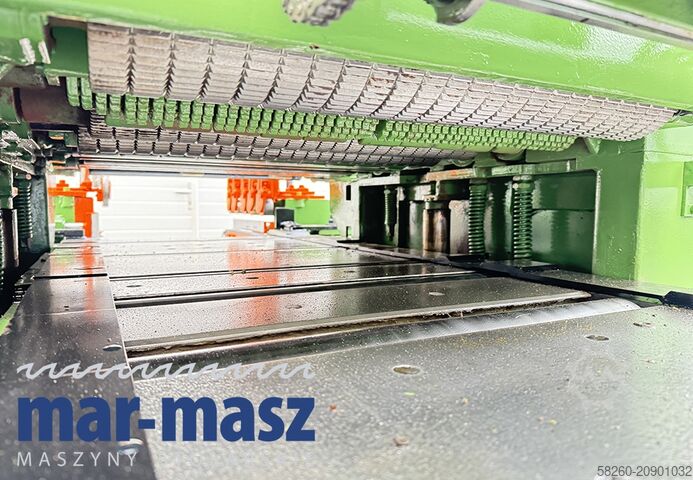 Strugarka czterostronna szeroka KUPFERMUHLE 60 na 6 głowic do mokrego drewna