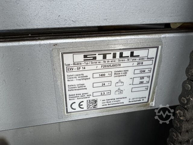 VS-22600 Empilhador elétrico Still EXV SF 14 STILL EXV SF 14