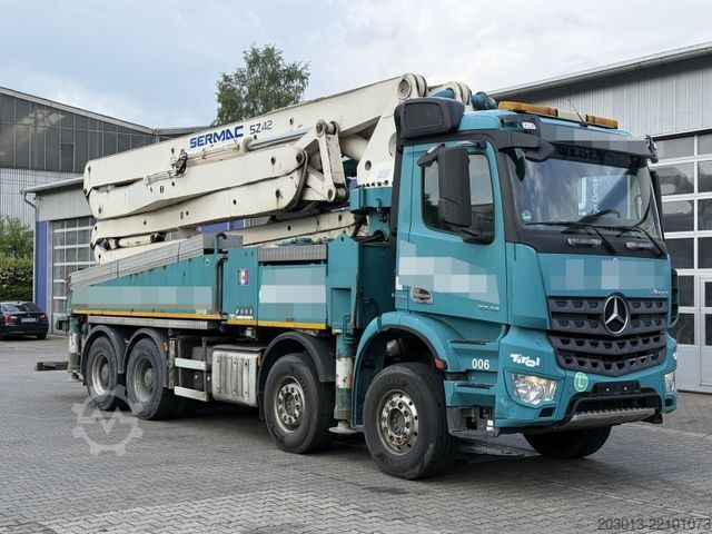 Автобетононасос MERCEDES-BENZ AROCS 3742 8x4 Euro 6 Sermac 5Z42