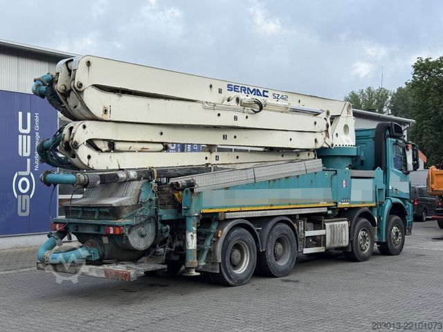 Автобетононасос MERCEDES-BENZ AROCS 3742 8x4 Euro 6 Sermac 5Z42
