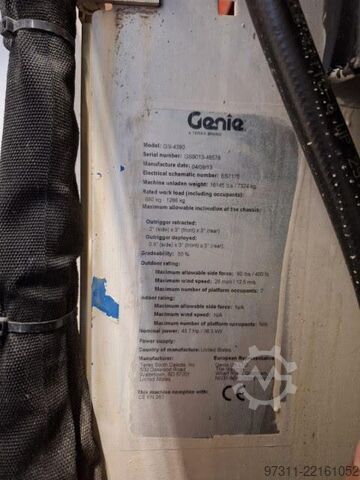 Sakselevator Genie GS-4390 RT