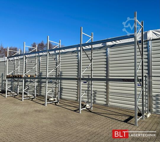 প্যালেট র্যাক 11,2 lfm Palettenregale für Außenbereich H: 4,5m , 3000 kg Fachlast , FVZ