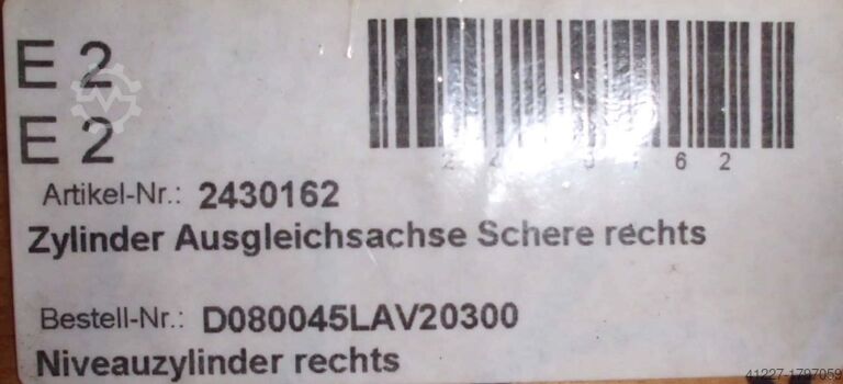 Hydraulikzylinder GSL German Standard Lift D080045LAV20300