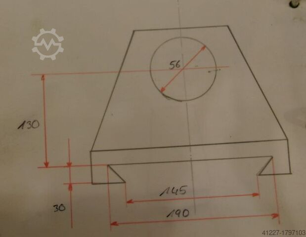 محمل العداد لآلة الطحن unbekannt Bohrung 56 mm