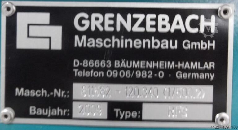 Entraînement par convoyeur à rouleaux Grenzebach RFS