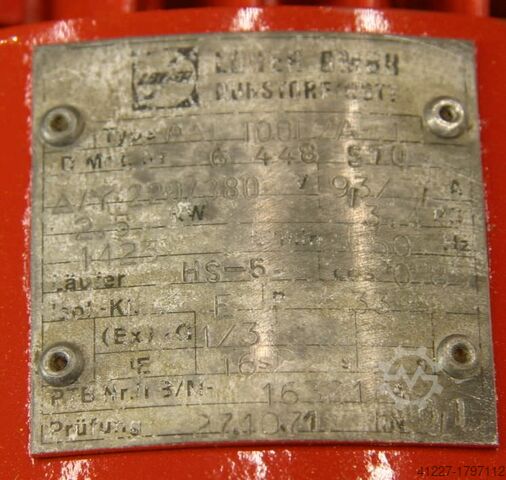 Verdrängerpumpe SIEMEN HINSCH AKHQ5101