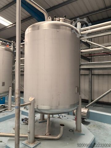 5000L Stainless Steel Mixing Tank Able Engineering 