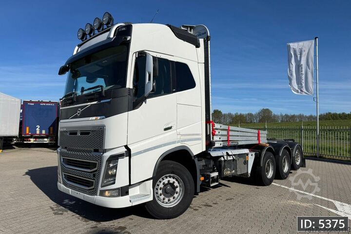 Tømmerbil Volvo FH16 750 Globetrotter XL, Euro 6, 8x4 / Hydraul...