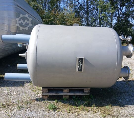 4150 lítra þrýstikútur úr V4A ryðfríu stáli BERTSCH 9864