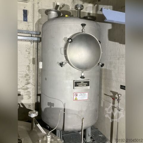 2750 lítra þrýstisgeymir úr V4A ryðfríu stáli BERTSCH 9863