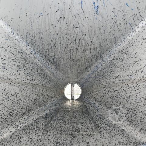 650 lítra keilulaga gámalkassi úr V2A ryðfríu stáli UCON 9847