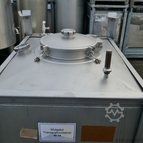 1000 Liter Container aus V4A  9838