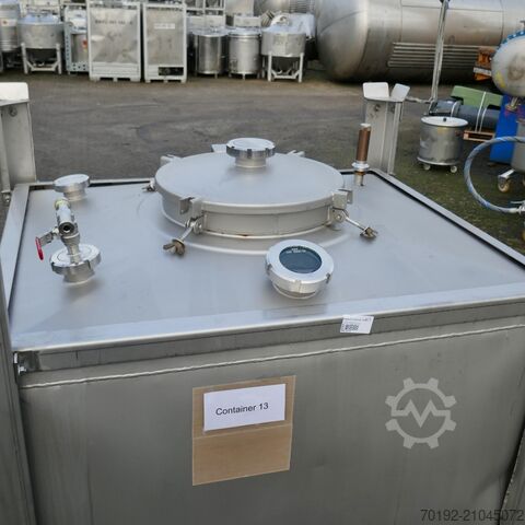 1000 Liter Container aus V4A  9838