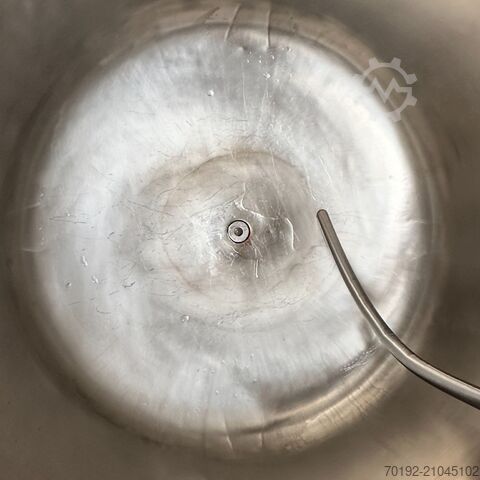 300 Liter fahrbarer Behälter aus V4A  9802