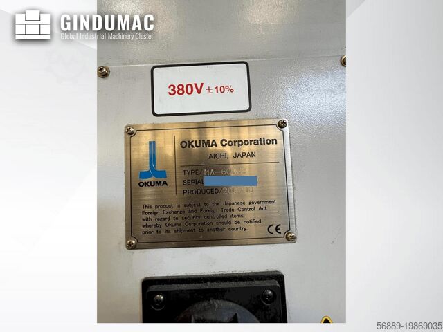 Horizontal Machining Centre Okuma SPACE CENTER MA-600HB