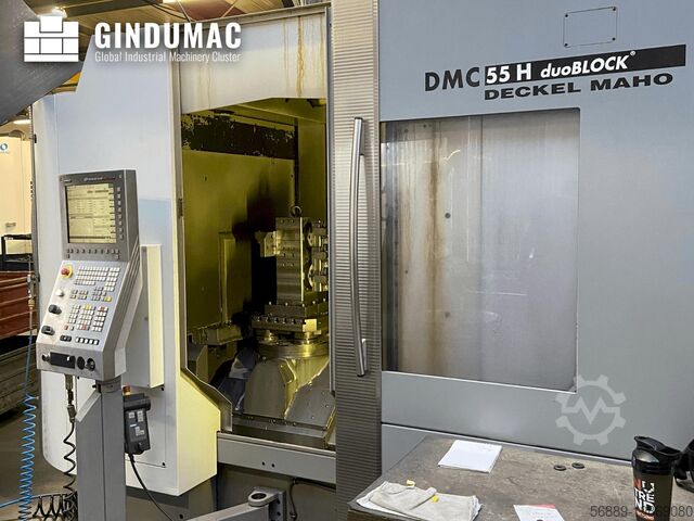 Οριζόντιο κέντρο κατεργασίας DECKEL MAHO DMC 55H duoBlock (2007)