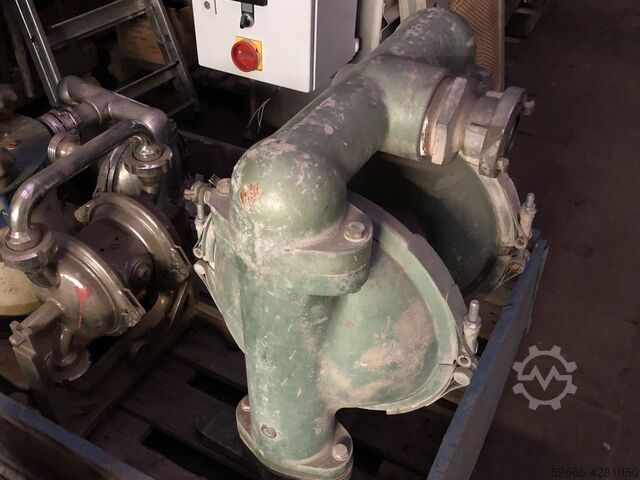 LUCHTAANGEDREVEN DUBBELMEMBRAAN AODD-POMPEN Crane Depa ALFA Laval DL, L, P, etc.