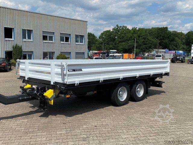 Remorque benne trilibérale  alga TAT-K 110, Rampen, Tieflader, 2x am Lager