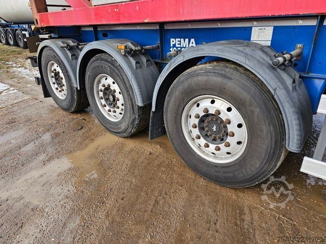Полуприцеп с сменным кузовом SCHMITZ CARGOBULL Tankchassis mit Tankcontainer, 424.676 KM