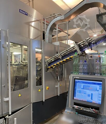 SIDEL SBO Universal 14 línea para botellas PET no retornables (2007) SIDEL Line for Non-Returnable PET bottles