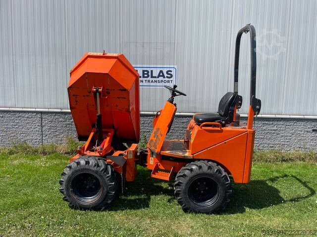 Kiepwagen Thwaites 202 wieldumper met draaikrans zijdunper 4x4