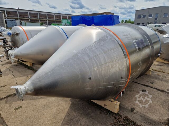 5.720 litara 316L spremnik za vakuumsko skladištenje od nehrđajućeg čelika, 1500 mm promjera x 2500  SCHWARTE-MILFOR 5,720 Litre