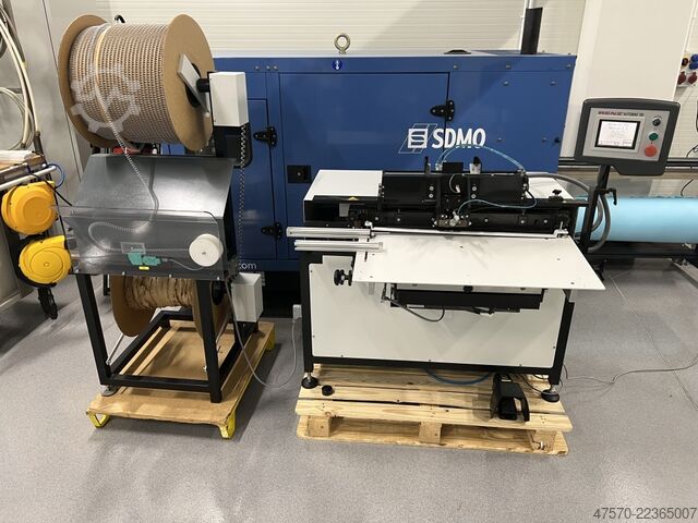 Makinë lidhëse spirale gjysmë automatike Renz Autobind AB 700 + KAS 500 Semi-Automatic Spiral Binding Machine
