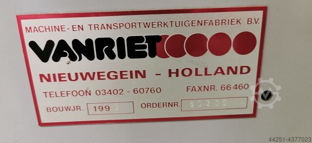 Vöö konveieror konveierilindi VanRiet Klappelement Bandförderer