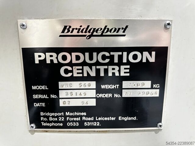  Bridgeport VMC560/22