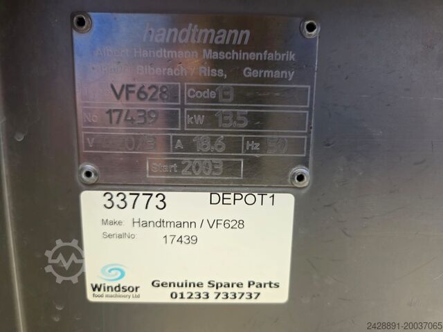 Máy nhồi chân không có tải Handtmann VF 628