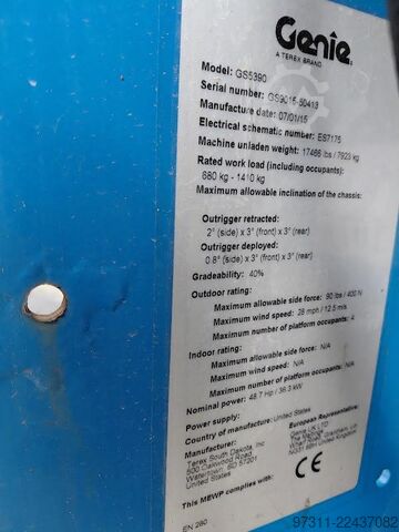  Genie GS-5390 RT