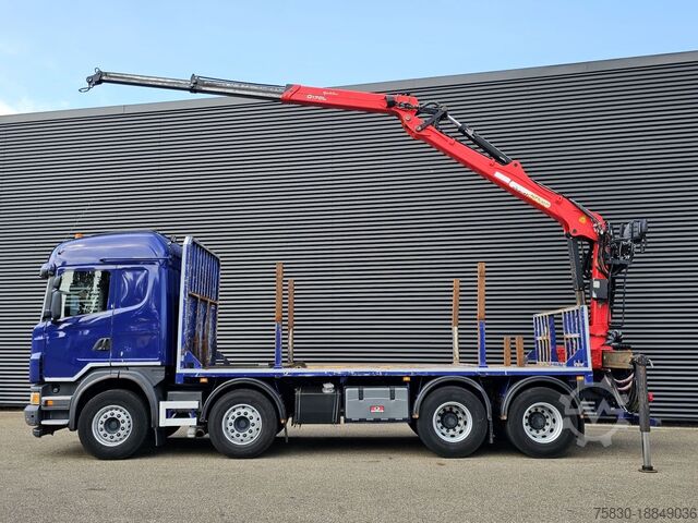 Laadplatform Scania G440 / RETARDER / 8x4 / PALFINGER-EPSILON CRANE