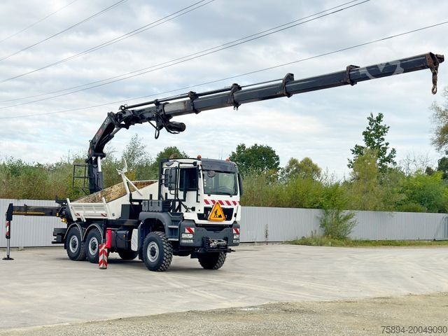 Truck mounted crane MAN TGS 33.400* HIAB 422 EP-5HIPRO * 6x6 * TOP