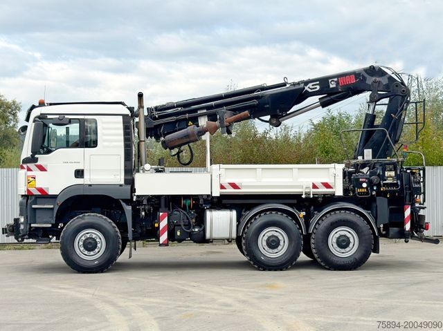 Truck mounted crane MAN TGS 33.400* HIAB 422 EP-5HIPRO * 6x6 * TOP