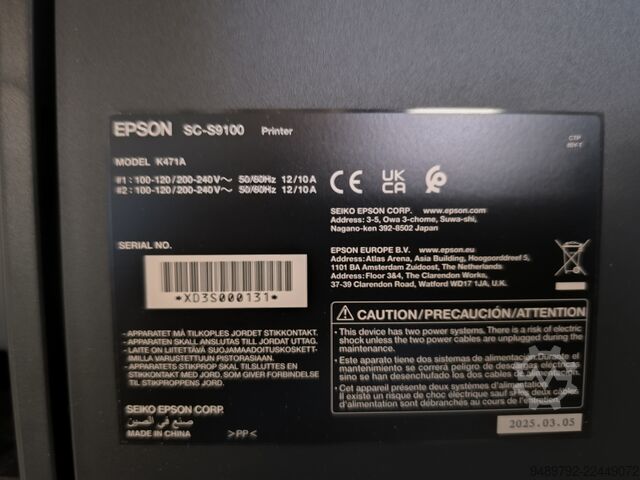 Digitale drukmachine Epson SC-S9100