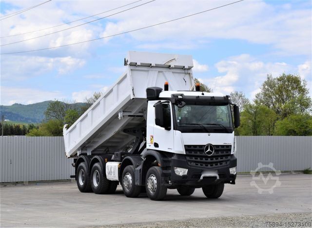 Tipper truck MERCEDES-BENZ AROCS 3243* KIPPER 6,00 + BORDMATIC / 8x4