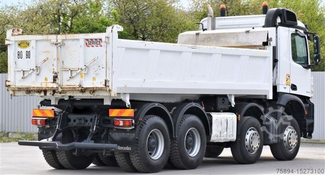 Tipper truck MERCEDES-BENZ AROCS 3243* KIPPER 6,00 + BORDMATIC / 8x4