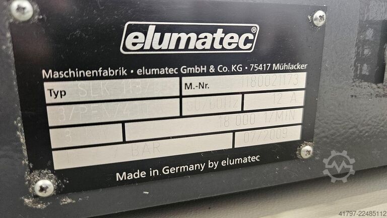 Elumatec SLK 118 megmunkálóközpont Elumatec SLK 118