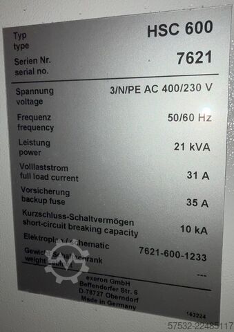 Frézka Exeron EXERON HSC 600/3