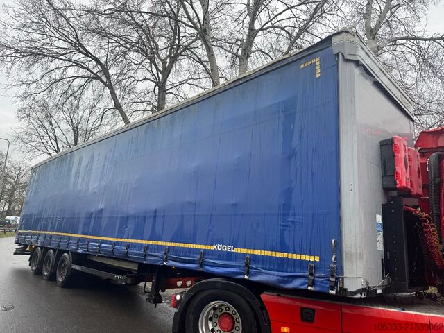 ผ้าใบกันน้ำแบบเลื่อน Kögel 3 ass mega oplegger