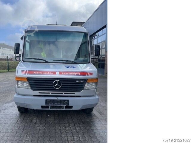 Prilagođeni kombi Mercedes-Benz Vario 615 DKA 4x2 Spülwagen / Dichtheitsprüfung