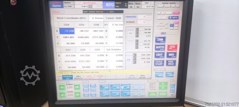 Planer-type milling machine - double column PFEIFER technology & innovation SkyCNC  WL2412