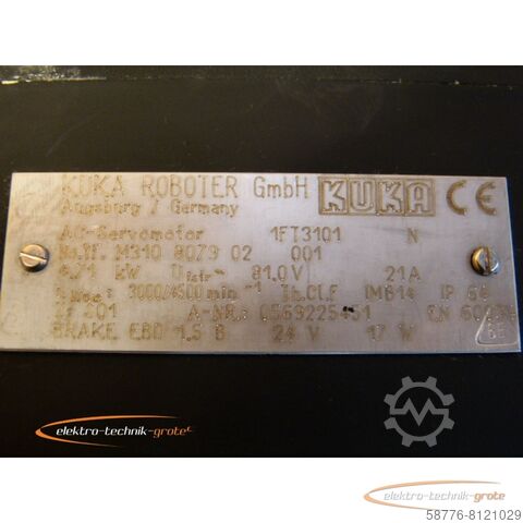 Motor KUKA KUKA 1FT3101 AC-Servomotor