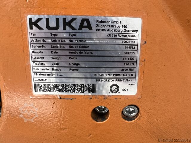 Robot industri KUKA KR 240 R2700 prime
