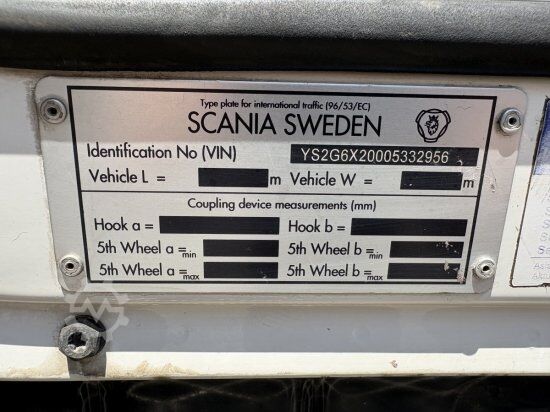 自卸卡车 SCANIA G480 6X2 ABROLLER MIT KRAN  ,RETARDER, EURO 5, SCHROTTGREIFER