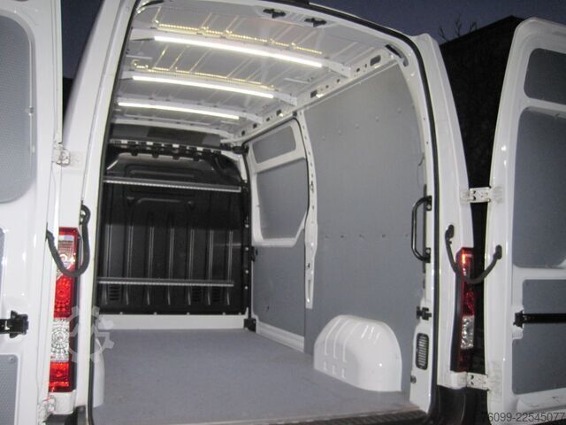 Box wagon high + long Opel Movano 2,3 D L2H2 Schwingsitz 270° Türen
