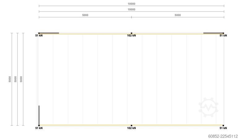 Depolama platformu 5x10m Lagerbühne , Belastung : 500kg/qm Unterkante: 3m ,ca. 50qm , Systembühne