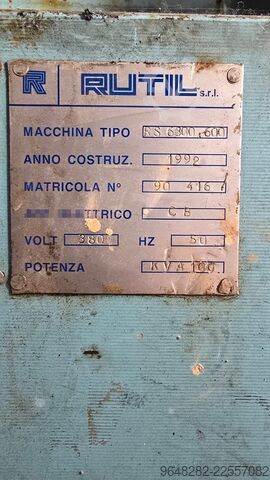 Gumena mašina za brizganje (injekciono prešanje) RUTIL RS "6300.600"